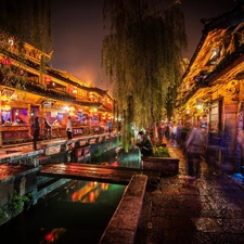 China, Houses, Restaurants