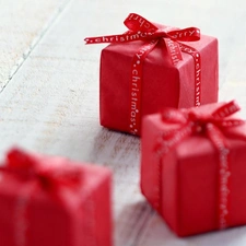 Christmas, Red, gifts