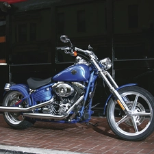 caps, Softail Rocker C, Chrome