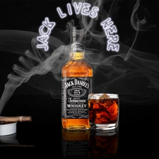 cigar, Jack, Daniels