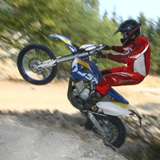 Husaberg FE450, an, Circle, ride