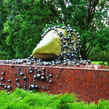 Grain Epitaph of Life, citadel, Poznań, sculpture