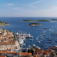 Islands, Hvar, Coartia, Town