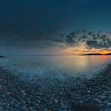 coast, Stones, sea