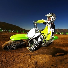 gas, Kawasaki KX450F, cord