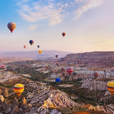 craggy, Balloons, landscape