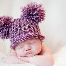 Kid, honeyed, cuddly, Hat