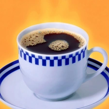 cup, coffee, black