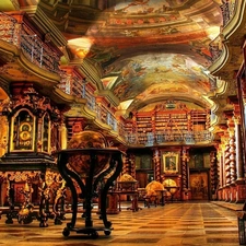 Clementinum, Prague, Czech Republic, Library