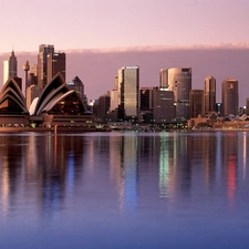 Australia, water, dawn, Sydney
