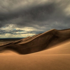 clouds, Desert