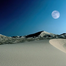 moon, Desert
