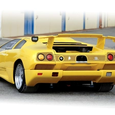 Yellow, Lamborghini Diablo