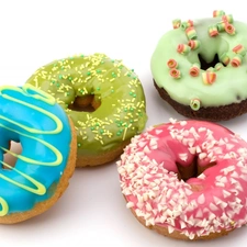 donuts, tasty, color