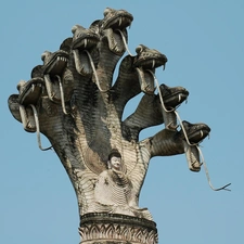 Budda, seven-heads, Dragon