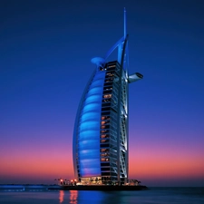 Burj Al Arab, Hotel hall, Dubaj