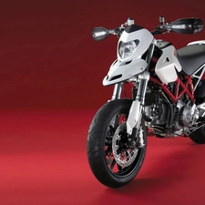 White, Ducati Hypermotard 1100