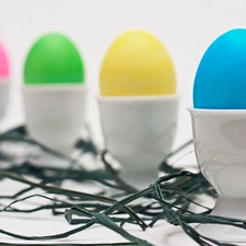 Easter, color, eggs
