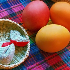 eggs, basket, easter