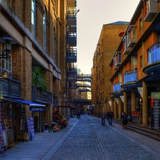 Houses, London, England, Street