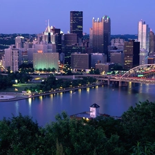 Pittsburgh, The United States, evening, Pennsylvania