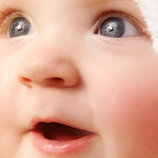 face, Grey, Eyes, child-