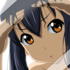 K-ON!, girl, Eyes, Glass