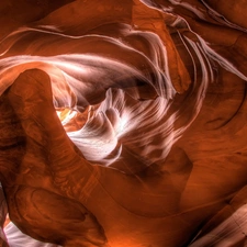 sun, Antelope, luminosity, ligh, canyon, flash, america