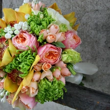 flowers, bouquet, Colorful