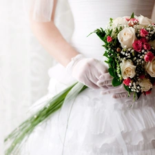 Flowers, marriage, Dress