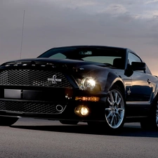 Black, Ford Shelby GT 500 KR