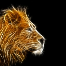 Lion, Fractalius