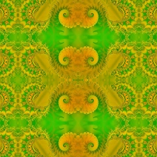 orange, patterns, fractals, green ones