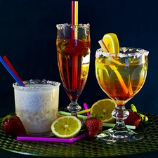 fruit, color, cocktails