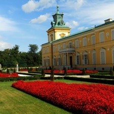 Garden, Wilanow, palace