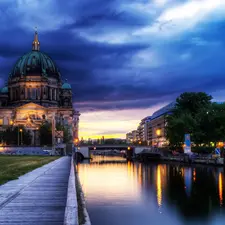 chair, Berlin, Germany, River