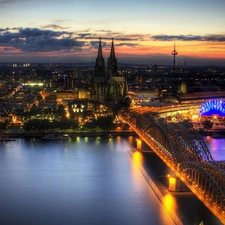 Germany, panorama, Cologne
