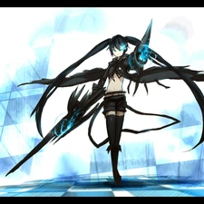 Black Rock Shooter, girl