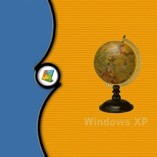 globe, windows, XP