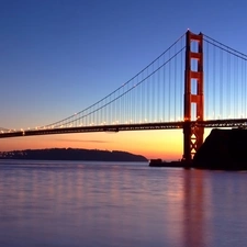 San Francisco, bridge, Golden Gate, pendant