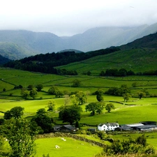 great, Britain, Grasmere, England, village