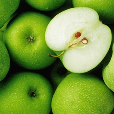 green ones, apples