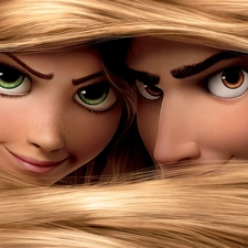 Tangled, Tangled, Flynn, Hair, Rapunzel