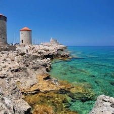 harbor, ##, Rodos, Mandraki, Greece