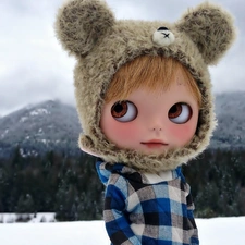 doll, Winter, Hat, toy