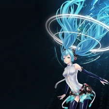 Hatsune Miku, Hair