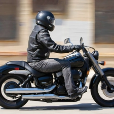 black, Honda VT 750 Shadow Phantom