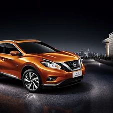 Nissan Murano, Street, Houses, Crossover