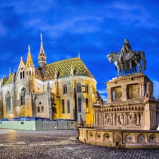 Church, Budapest, Hungary, San Matias