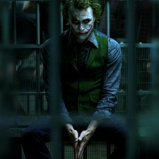 cell, bars, The Dark Knight, JOKER, movie